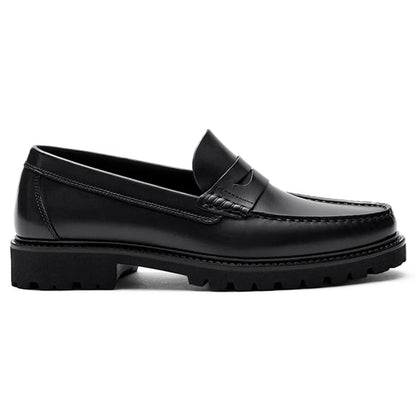 Full Grain Leather Men's Loafer Shoes High Quality Handmade Wear-Resistant Genuine Leather Casual Shoes