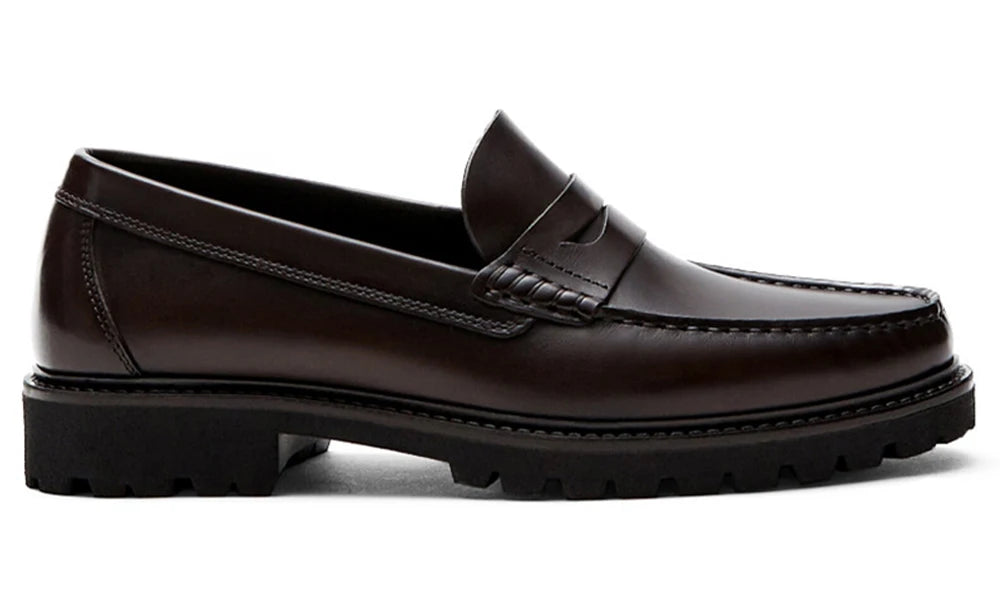 Full Grain Leather Men's Loafer Shoes High Quality Handmade Wear-Resistant Genuine Leather Casual Shoes